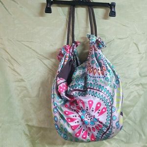 Peacock Kerchief Bag